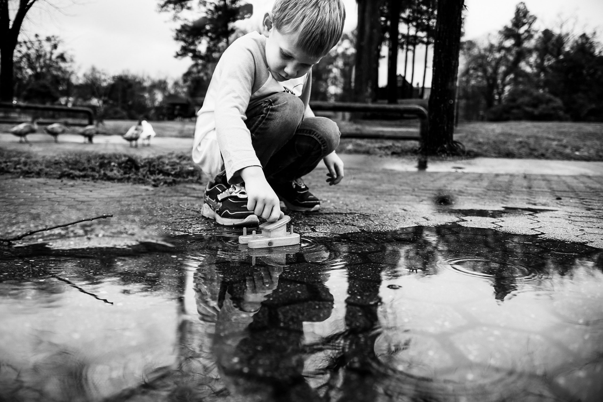 Reflecting at Avondale Park 